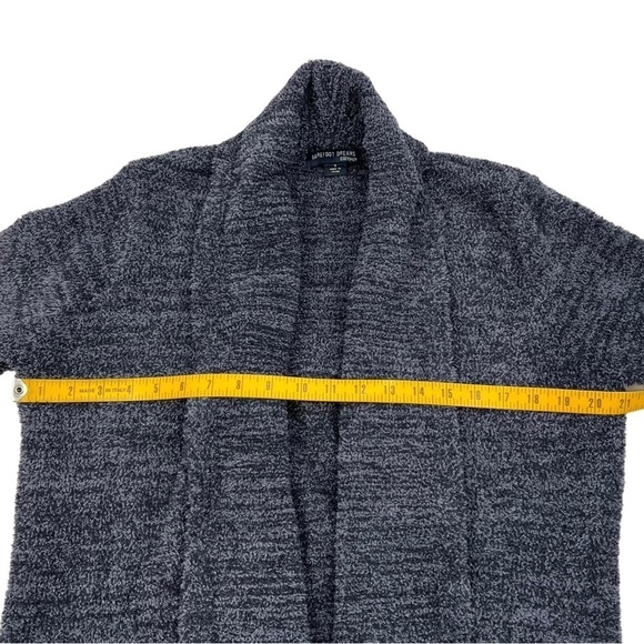 Barefoot Dreams CozyChic Cali Cardi Cardigan Heather Blue Size S - Picture 4 of 8